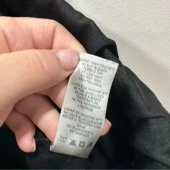 Sundry black jogger pants with white stripes on side 2 - Picture 9 of 9